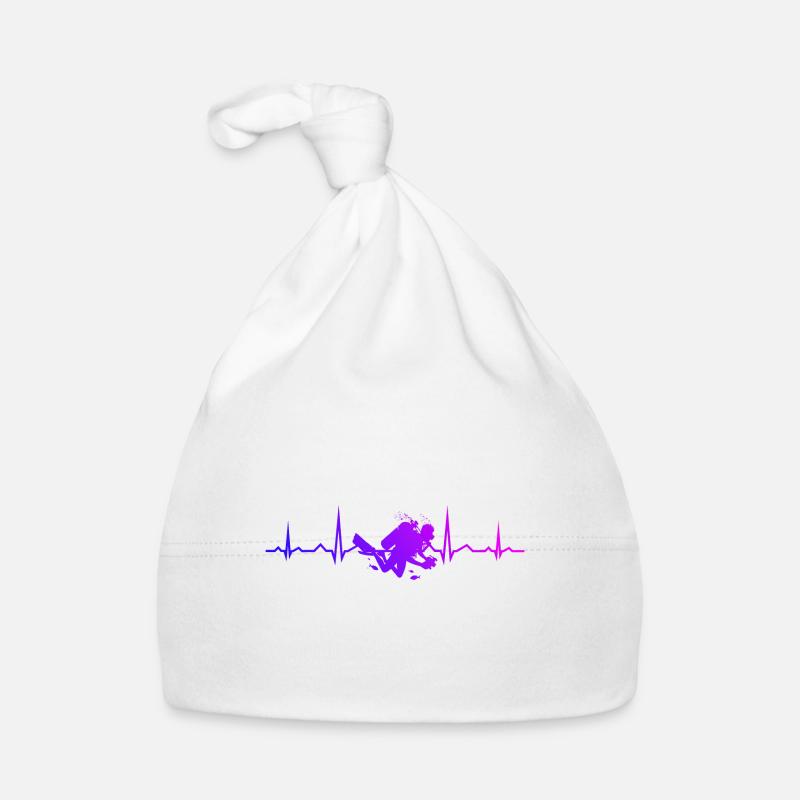 Diver Scuba Diver Men's Scuba Diving Organic Baby Cap