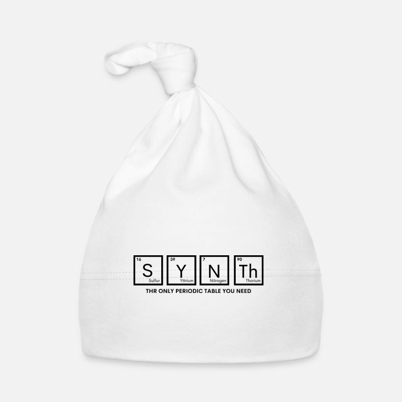 Synthesizer Analog Modular Vintage Retrowave Baby Bio-Mütze