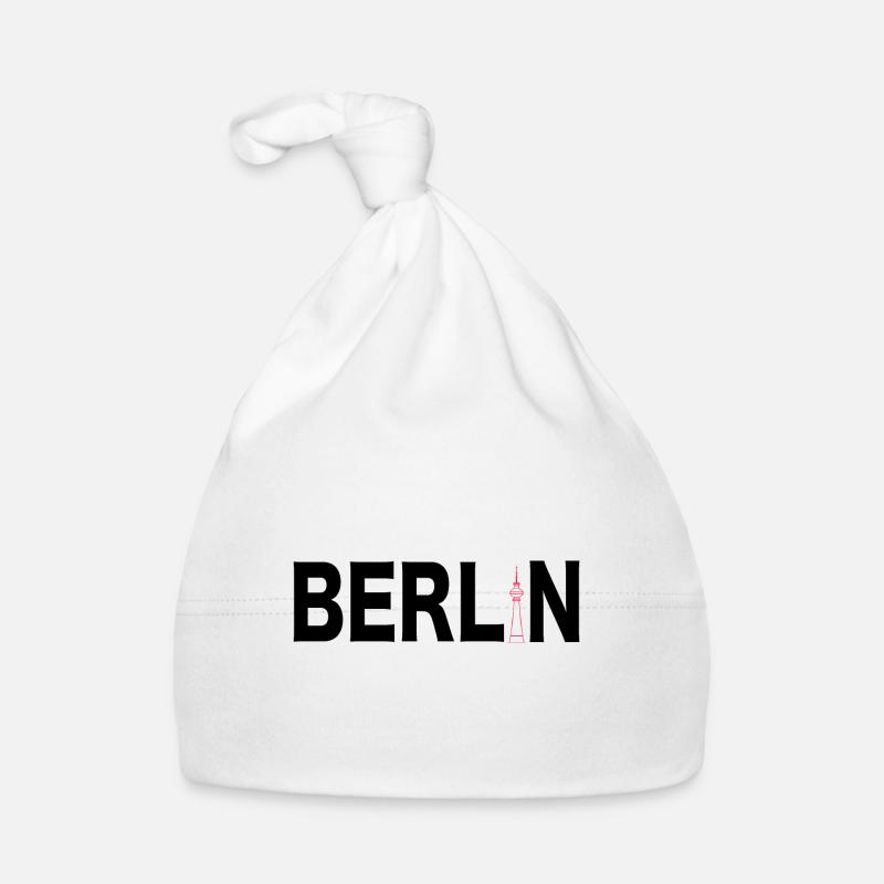 Berlin Souvenir Germany Gift Skyline Organic Baby Cap