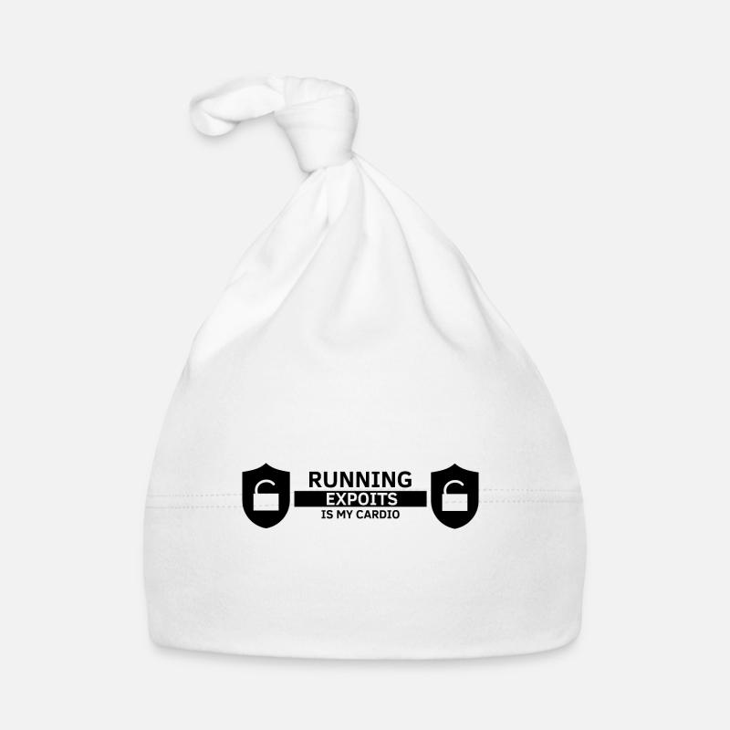 Cyber Security Design for IT Security and Hackers Organic Baby Cap