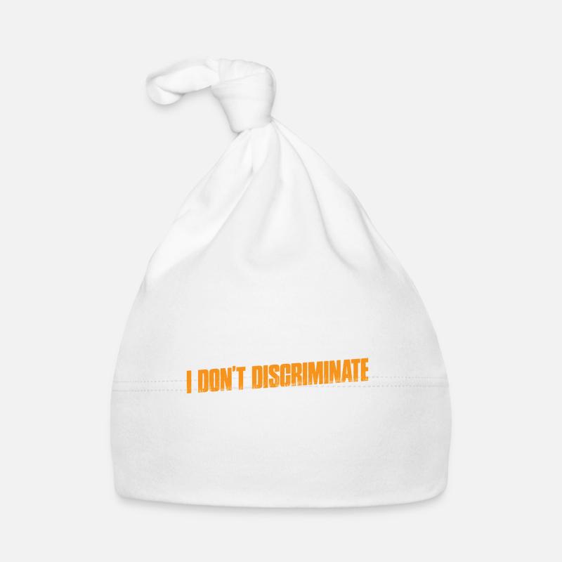I Don't Discriminate I Hate Everyone 11 Organic Baby Cap