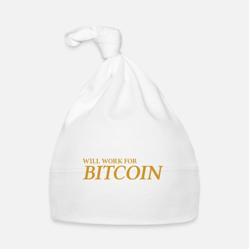 Will Work For Bitcoin Organic Baby Cap
