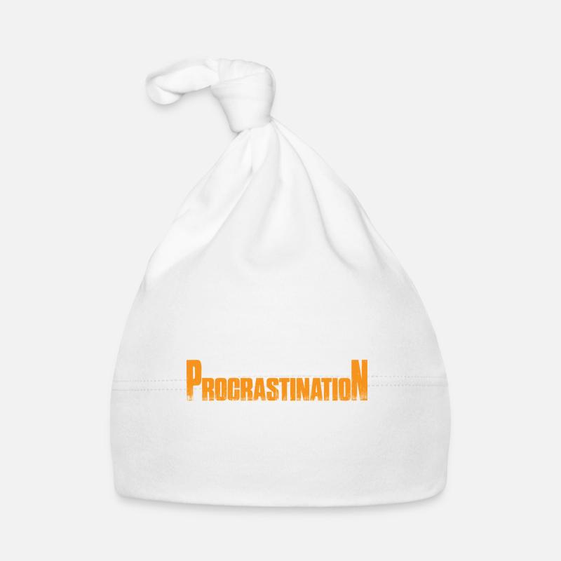 I Put The Pro In Procrastination 23 Organic Baby Cap