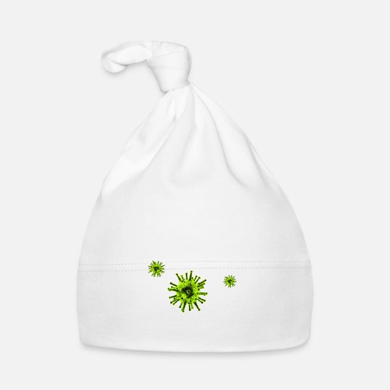 Corona Virus COVID19 Organic Baby Cap