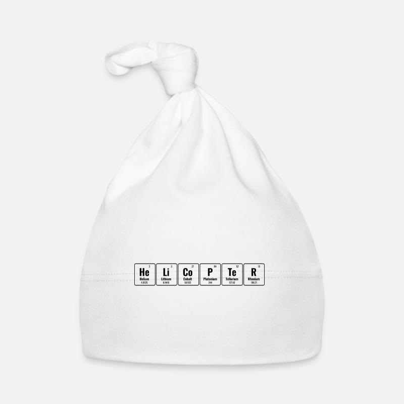 Periodisches System der Elemente Hubschrauberpilot Chop Baby Bio-Mütze
