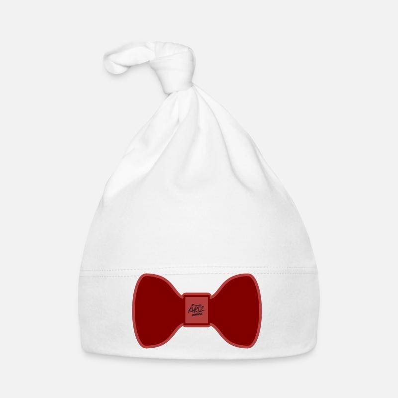 Fliege - rot Baby Bio-Mütze
