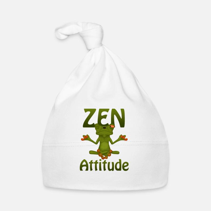 Frog Zen Attitude Organic Baby Cap