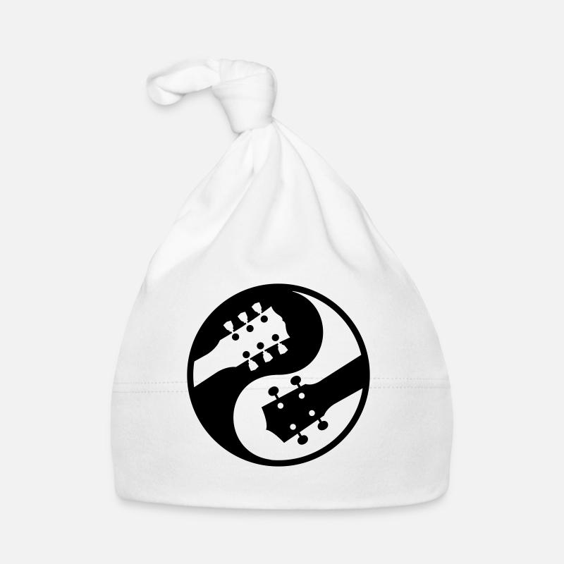 guitare electrique vs ukulele yinyang Bonnet bio Bébé