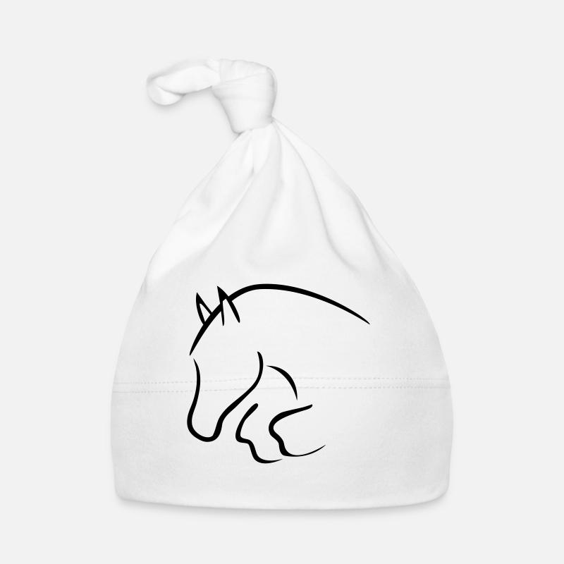 Springpferd Baby Bio-Mütze