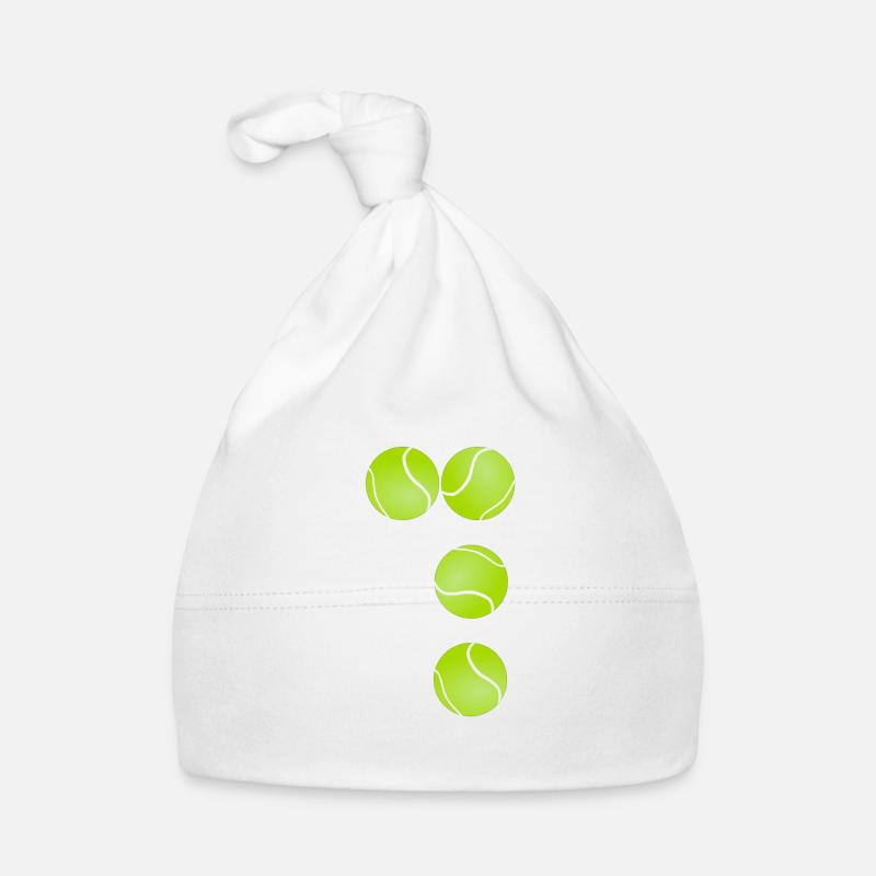 TENNIS - coup cool - Bonnet bio Bébé - blanc