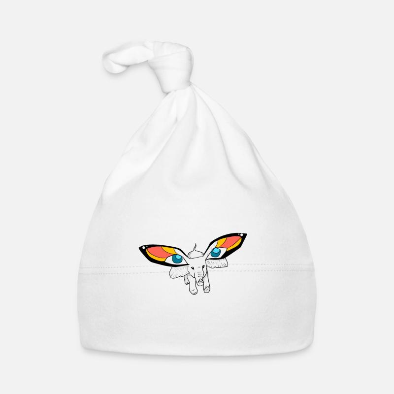 Butterfly Elefant Baby Bio-Mütze