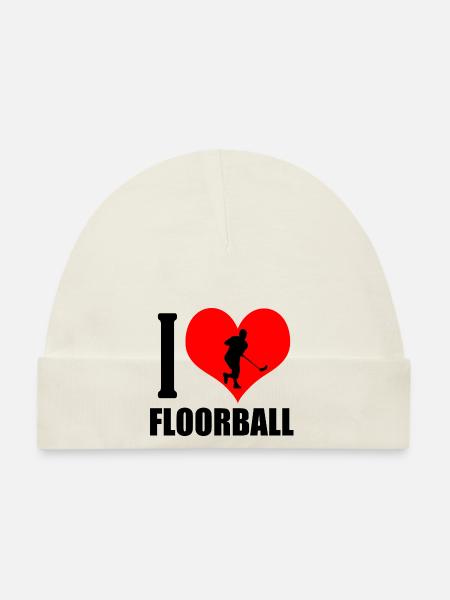 Floorball - Baby Bio-Mütze - Weiß - Vorne
