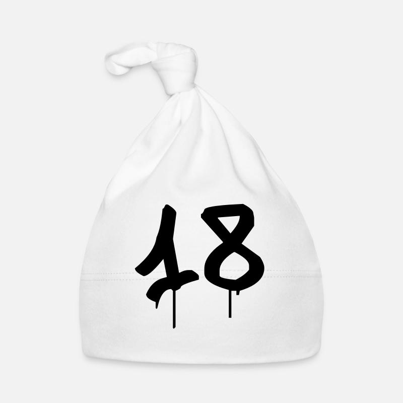 Graffiti: 18 - Organic Baby Cap - white