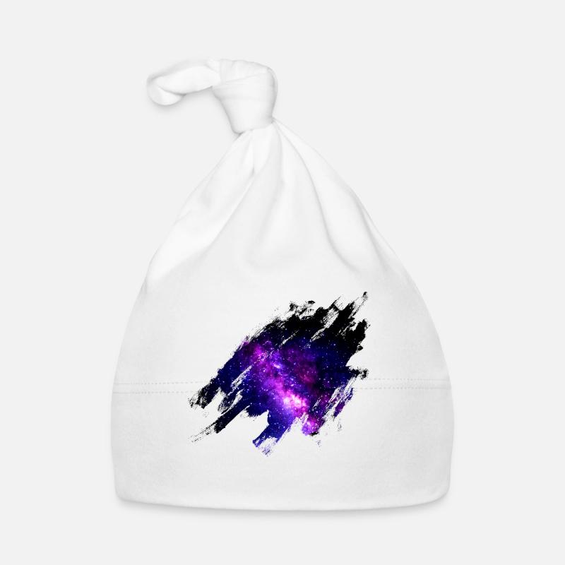 Space gift idea galaxy milky way Organic Baby Cap