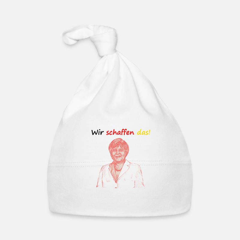 We make it! Merkel saying Corona crisis 2020 Organic Baby Cap