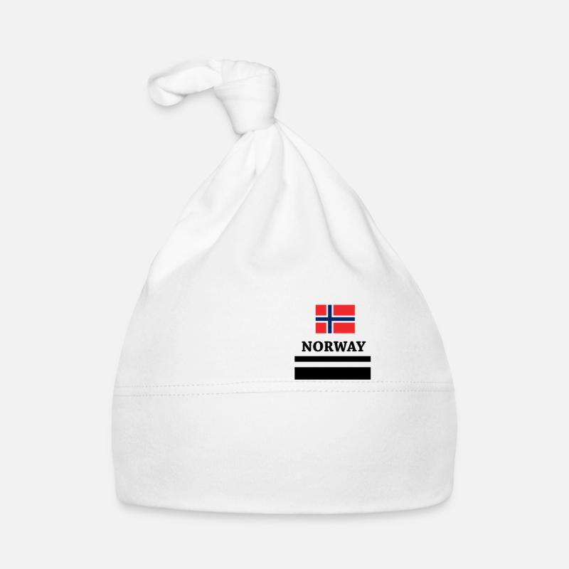 Norwegen-Flaggensymbol Baby Bio-Mütze