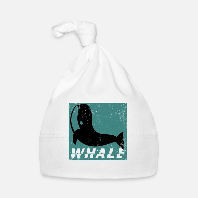 Rorqual à bosse rorqual bleu rorqual gris cadeau baleine requin baleine Bonnet bio Bébé