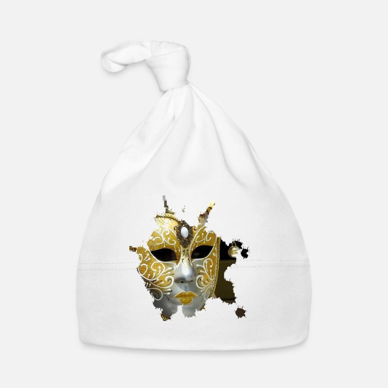 Masque mystérieux pour le carnaval de Venise Bonnet bio Bébé