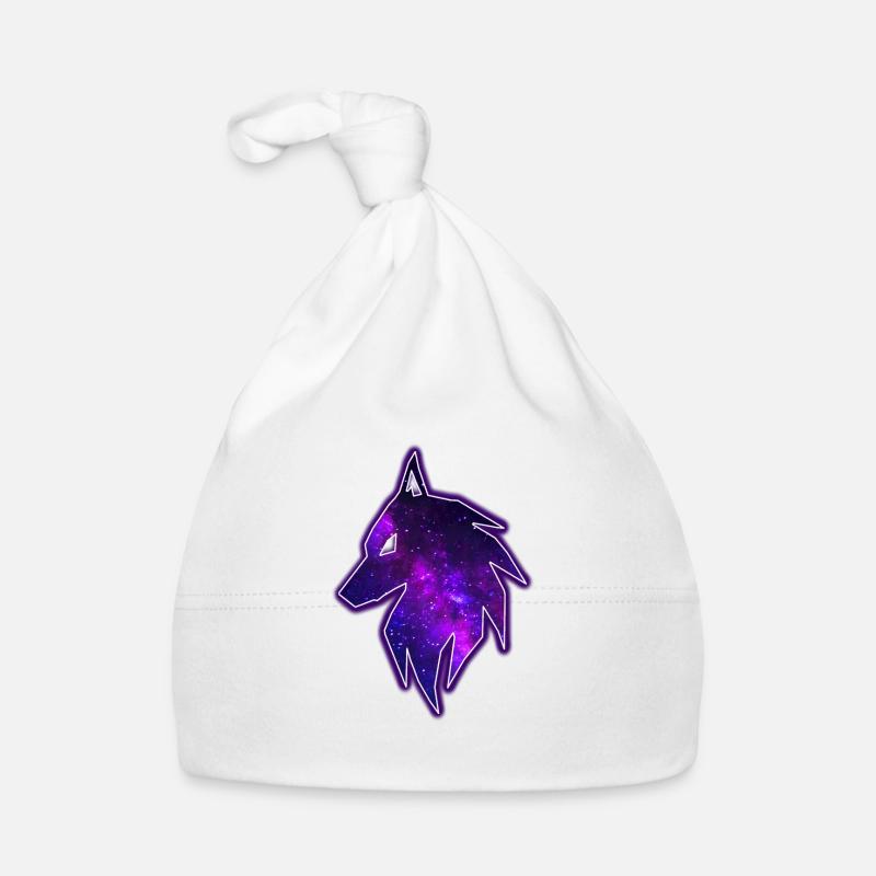 Wolf Galaxy Sterne Baby Bio-Mütze