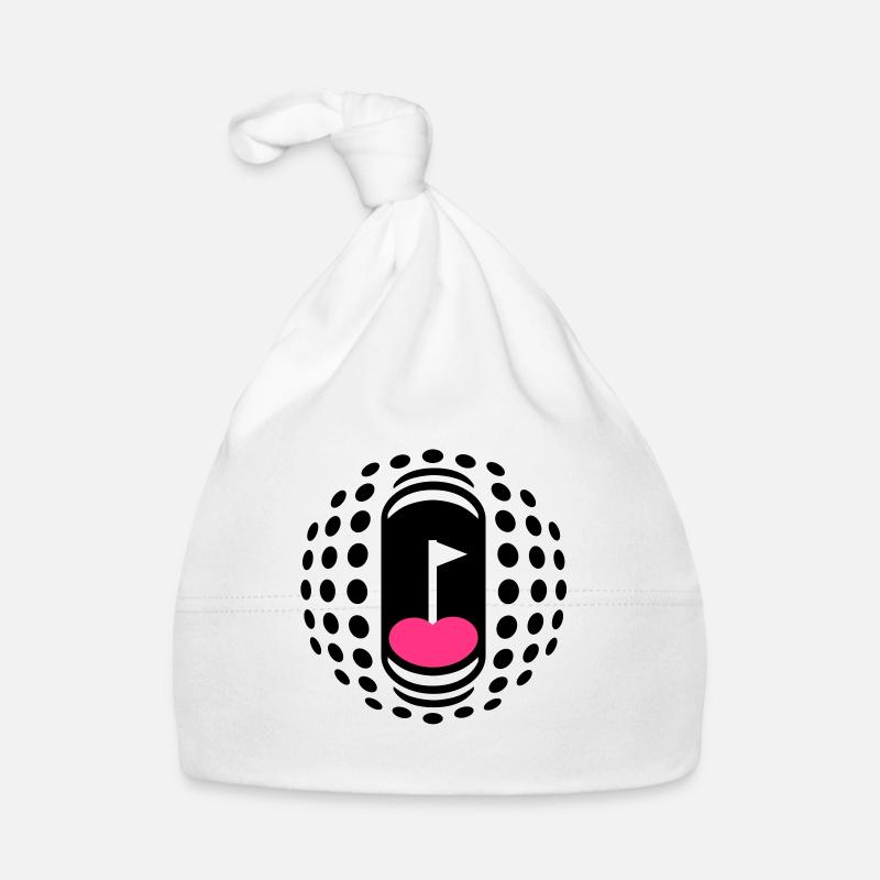 Golfball-Süchtigen - Baby Bio-Mütze - Weiß