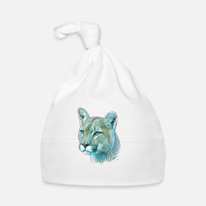 Lion de montagne Bonnet bio Bébé