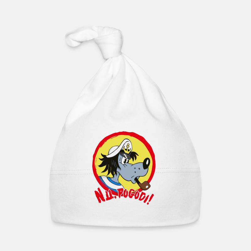 Wolf Nu Pogodi! ! Lièvre et loup Bonnet bio Bébé