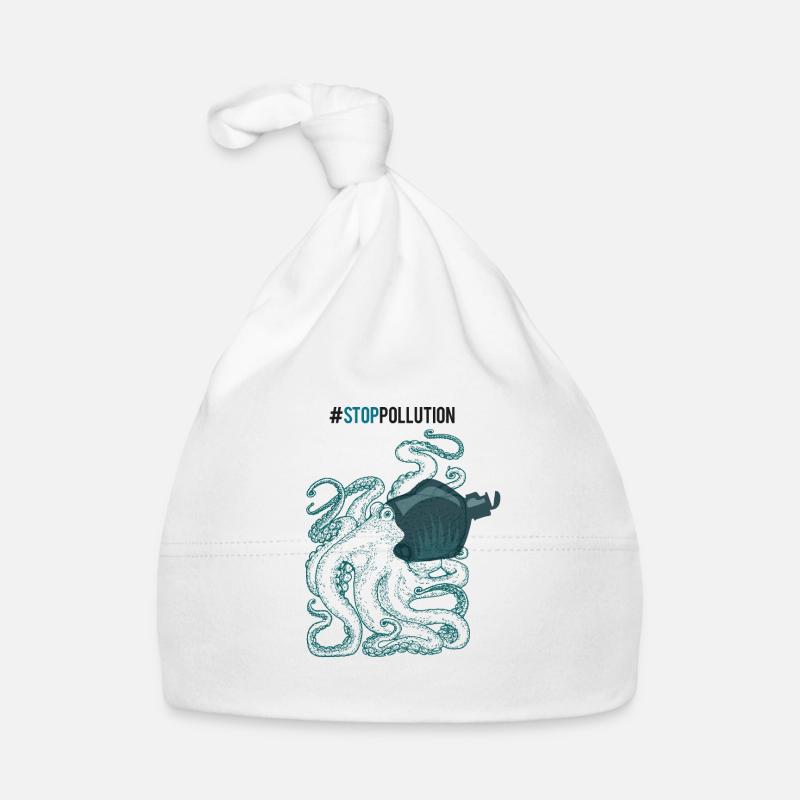Halte à la pollution Bonnet bio Bébé