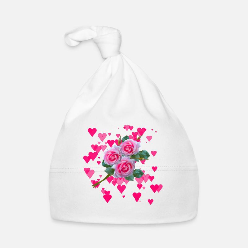 Blumenstrauß Baby Bio-Mütze