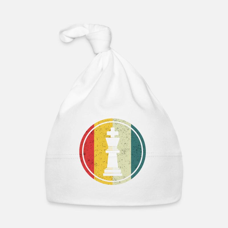 Chess chess player chess piece King Chess Organic Baby Cap