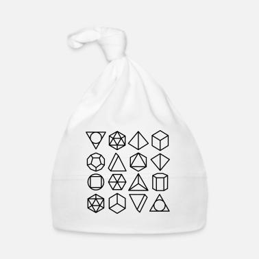 forme matematiche Cappellino ecologico per neonato