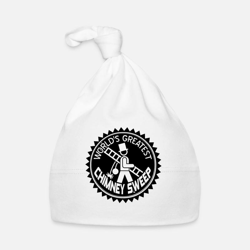 ramoneur - Bonnet bio Bébé - blanc