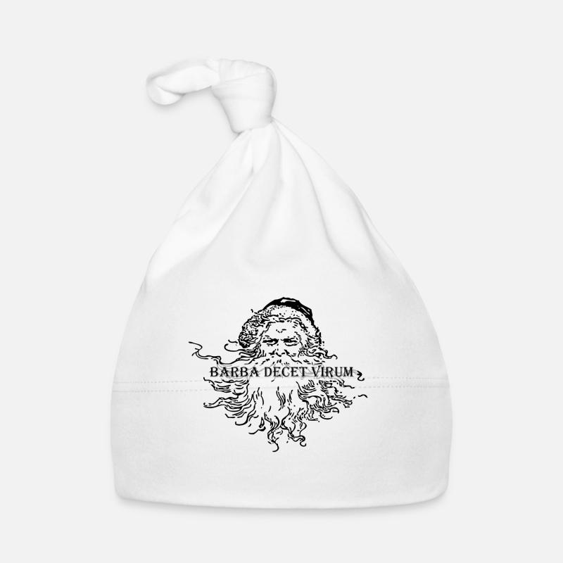 Barba decet virum - The beard makes the man Organic Baby Cap