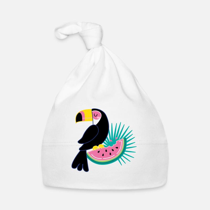 Tukan & Melone Baby Bio-Mütze