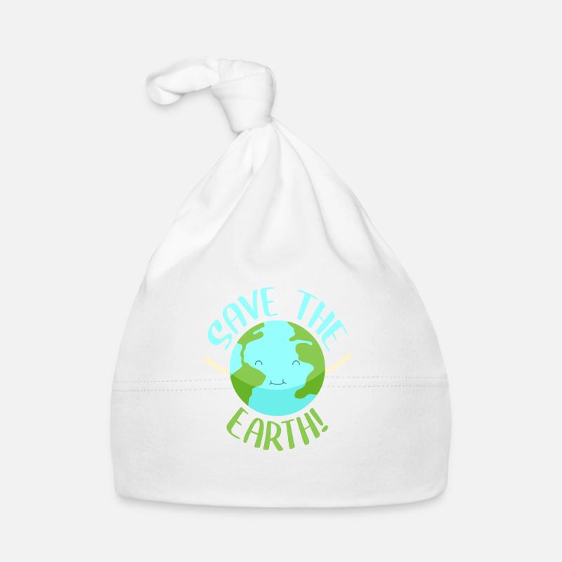 Earth climate protection climate change saying Organic Baby Cap