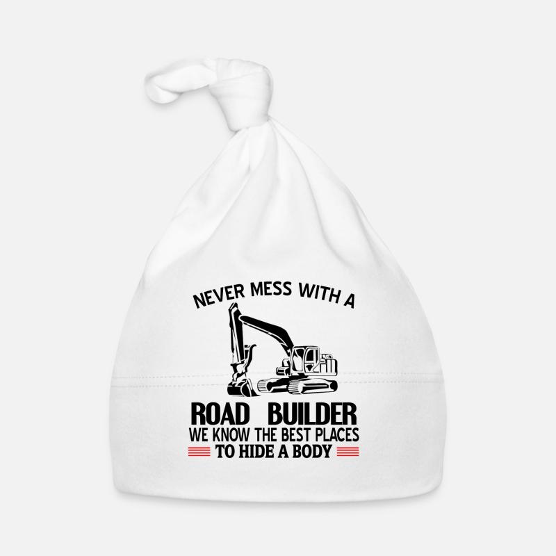 road builders Organic Baby Cap