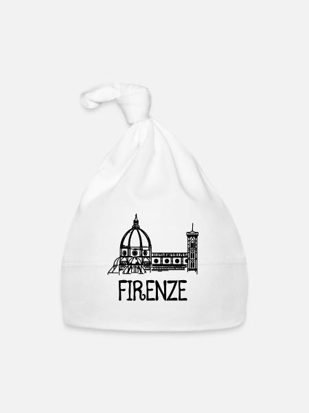 Florence - Bonnet bio Bébé - blanc - Devant