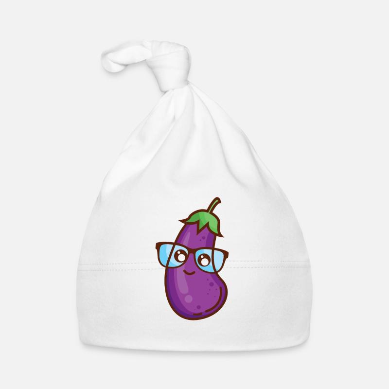 Guini Aubergini Organic Baby Cap