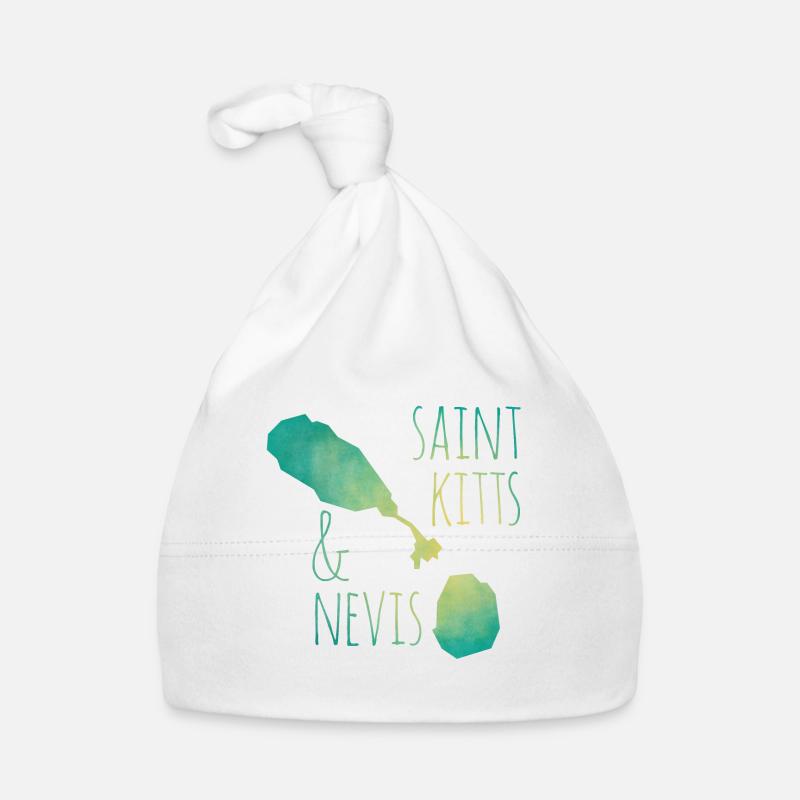 Saint Kitts and Nevis Organic Baby Cap