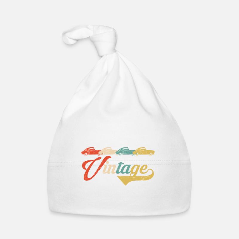 Auto Oldtimer Wagen Retro Vintage Baby Bio-Mütze