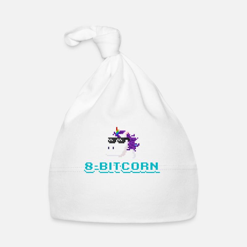 Ordinateur de jeu licorne 8 bits Bonnet bio Bébé