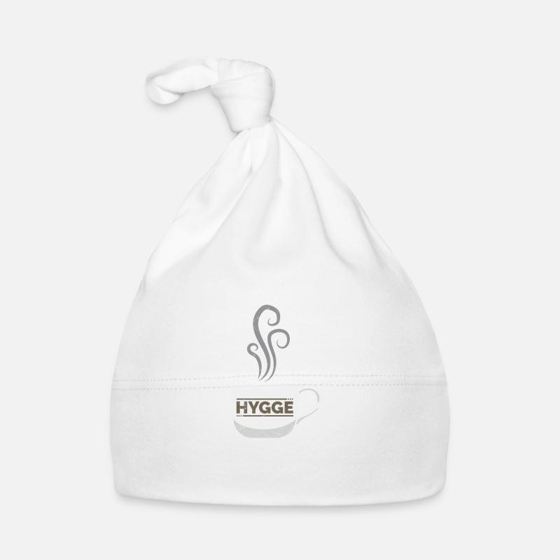 Idée de cadeau drôle drôle de café Hygge Bonnet bio Bébé