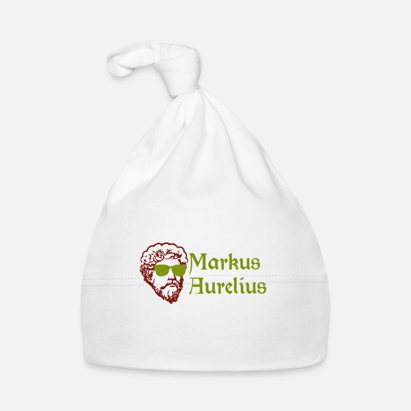 Stoic Marcus Aurelius Stoicism Funny Gift Organic Baby Cap