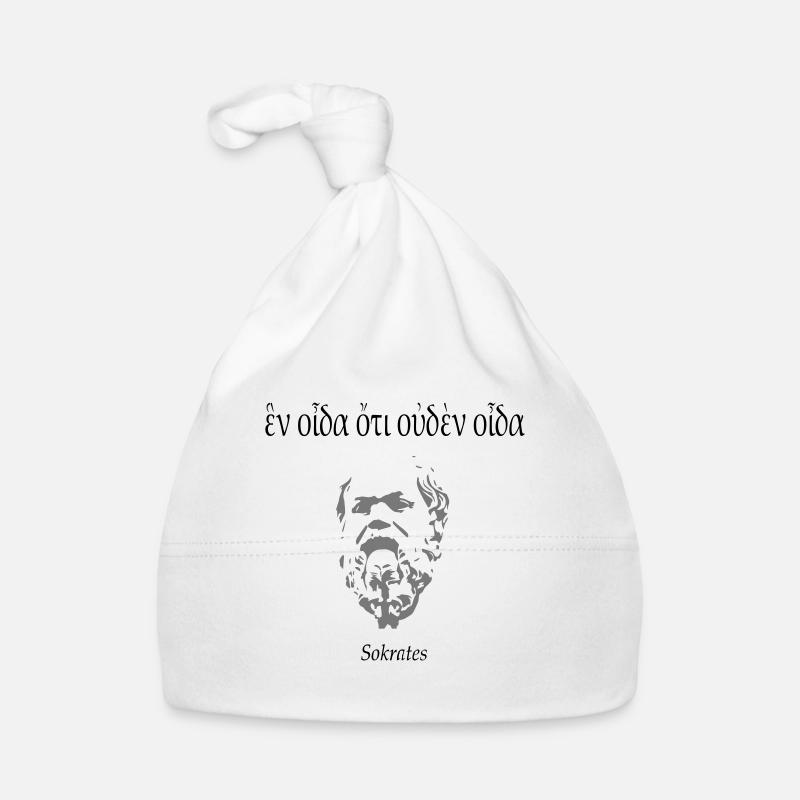 Sokrates: poule oida hoti ouden oida Bonnet bio Bébé
