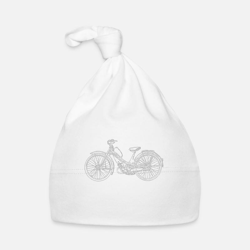 White Quickly Baby Bio-Mütze