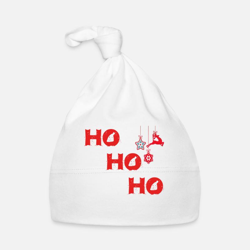HOHOHO - Baby Bio-Mütze - Weiß