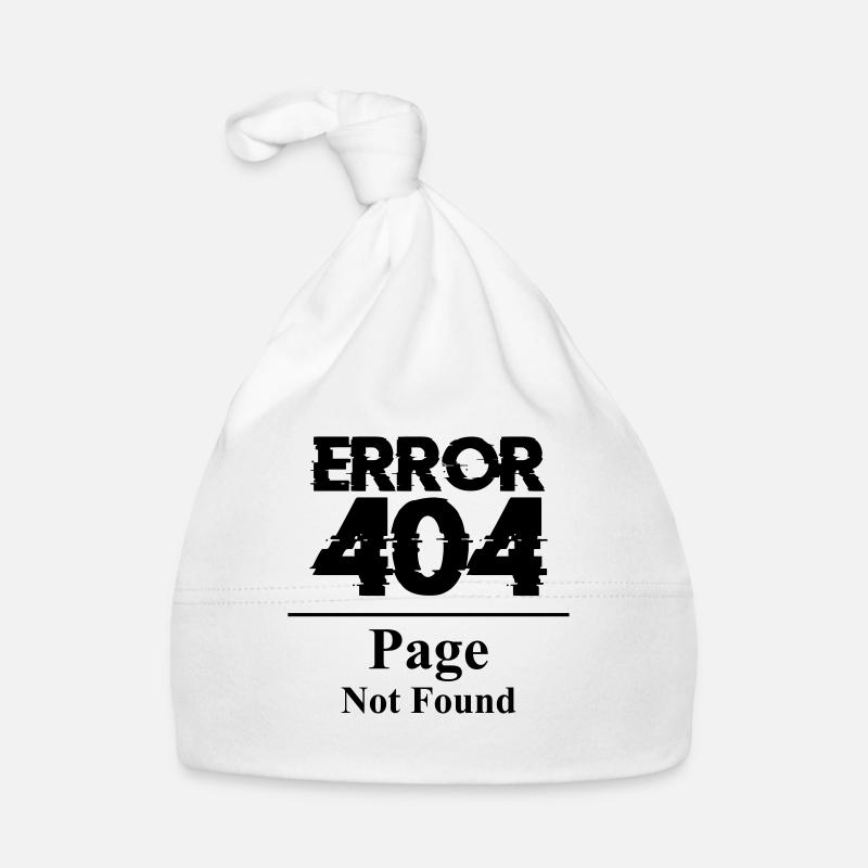 Erreur 404 Page introuvable indiquant un bug Internet de la page Bonnet bio Bébé