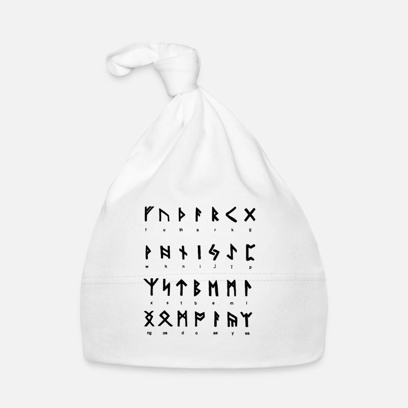 Vikinger Runen Baby Bio-Mütze