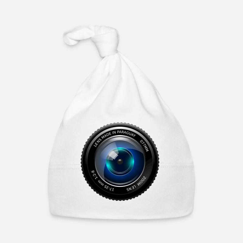 Camera lens Organic Baby Cap