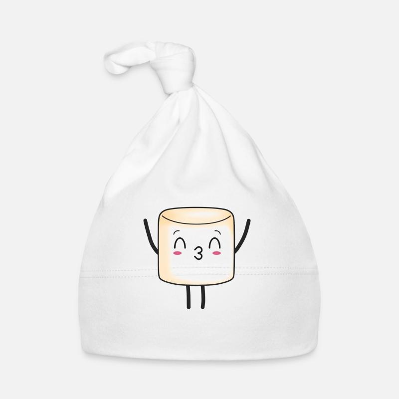 Marshmallow Marshmallows Süß Süßigkeit Kinder Baby Bio-Mütze