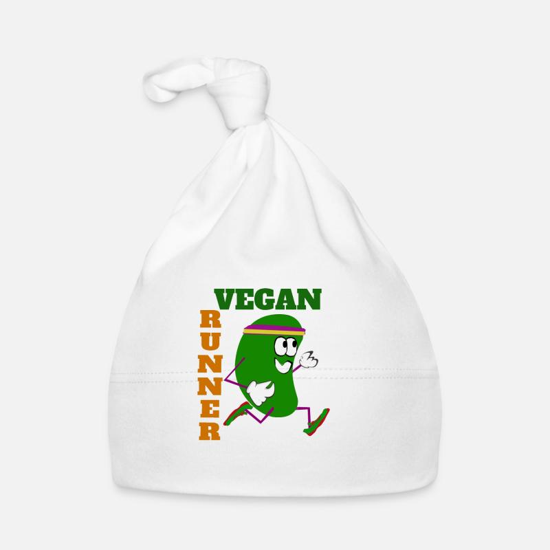 Vegan Runner Bean Organic Baby Cap
